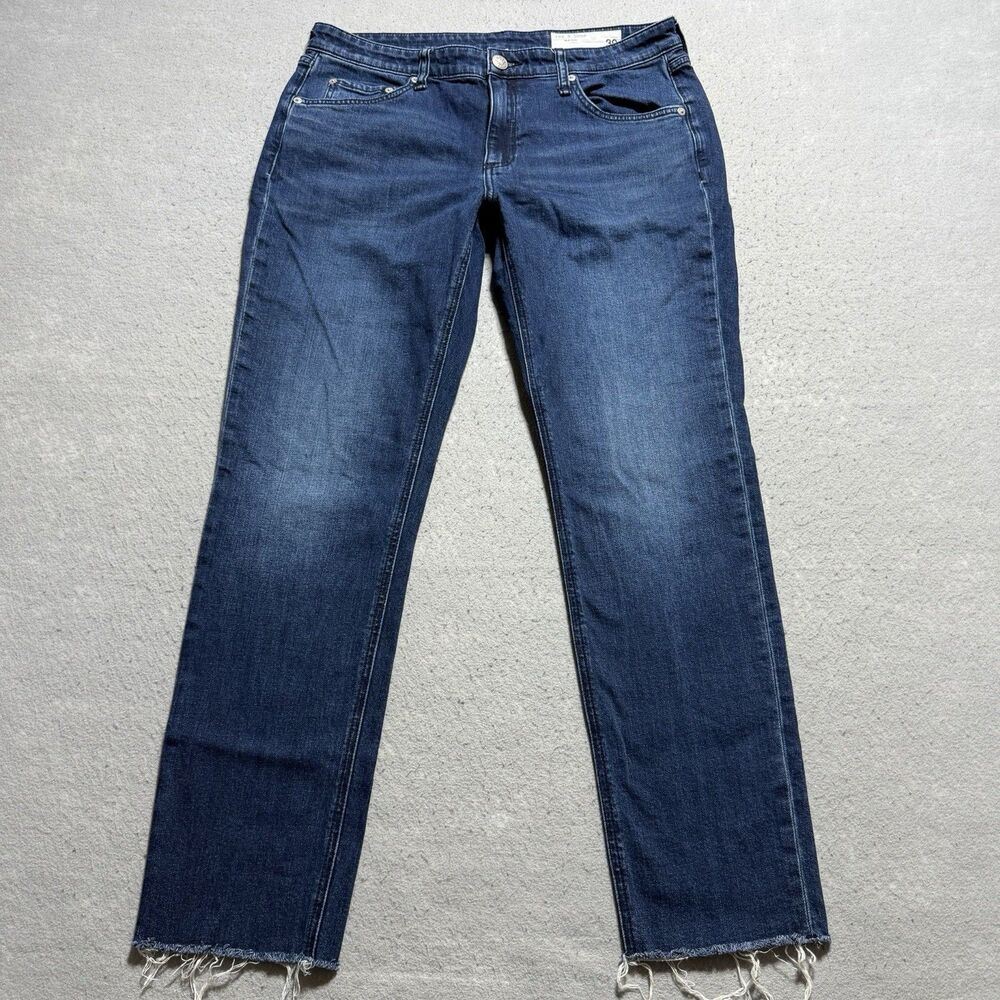 Rag & Bone Jeans Women’s Size 30 The Dre Jeans Low-Rise Slim Boyfriend Fit Ella